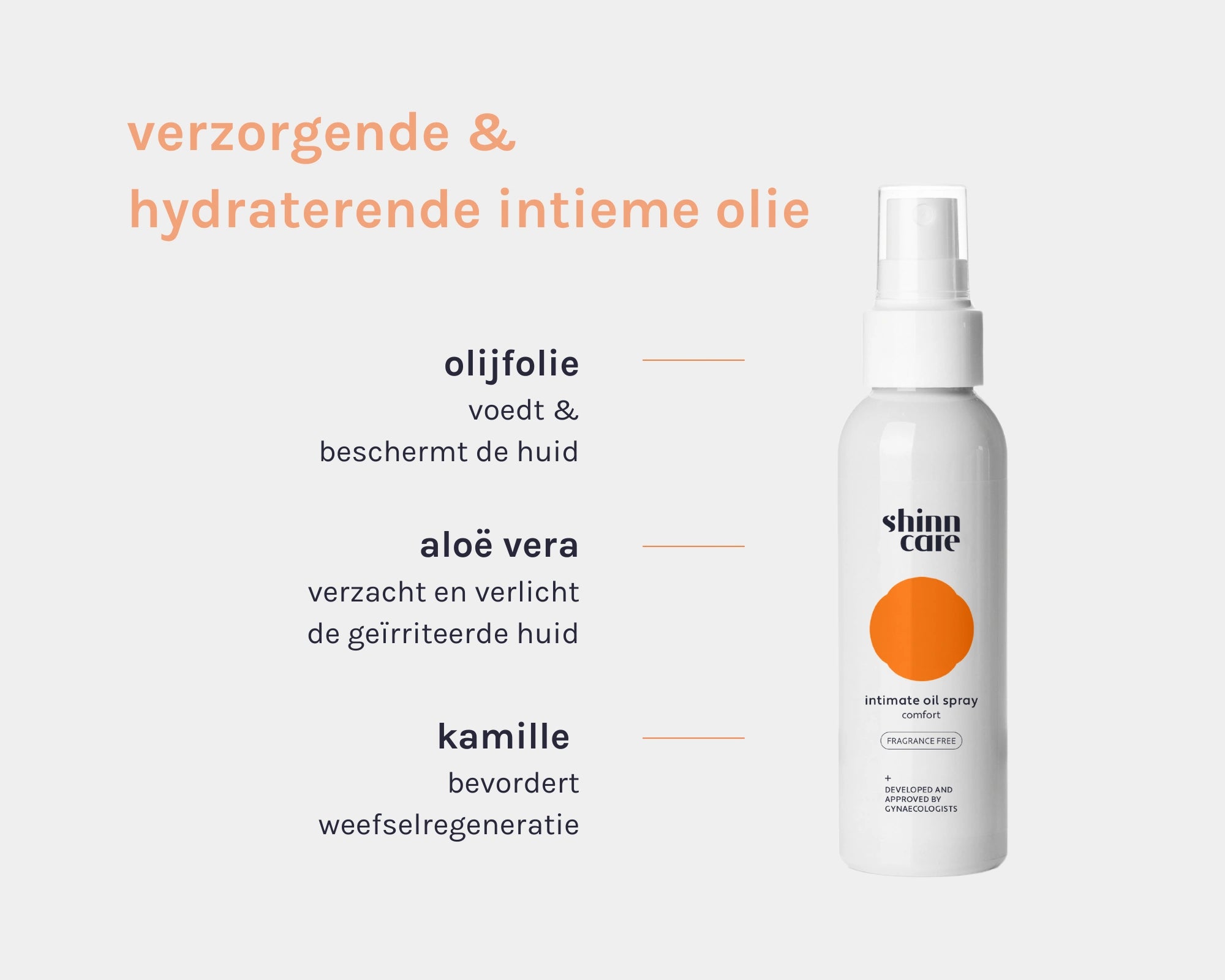 intimate oil spray - comfort